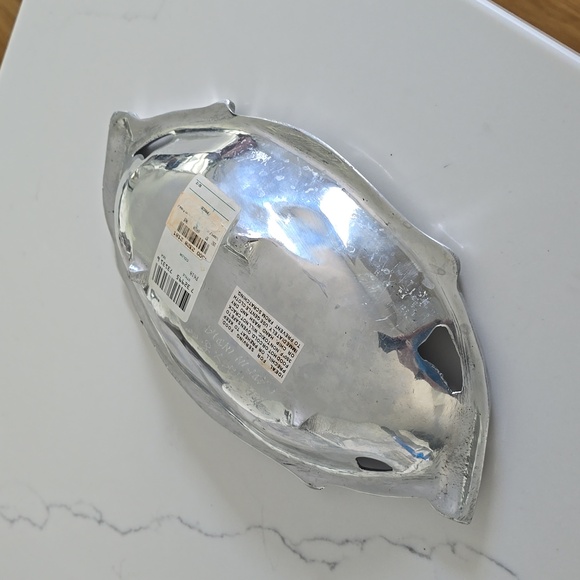 Vintage RH Macy & Co Silver Tray - Grapes and Grapeleaf Pattern - Picture 2 of 4